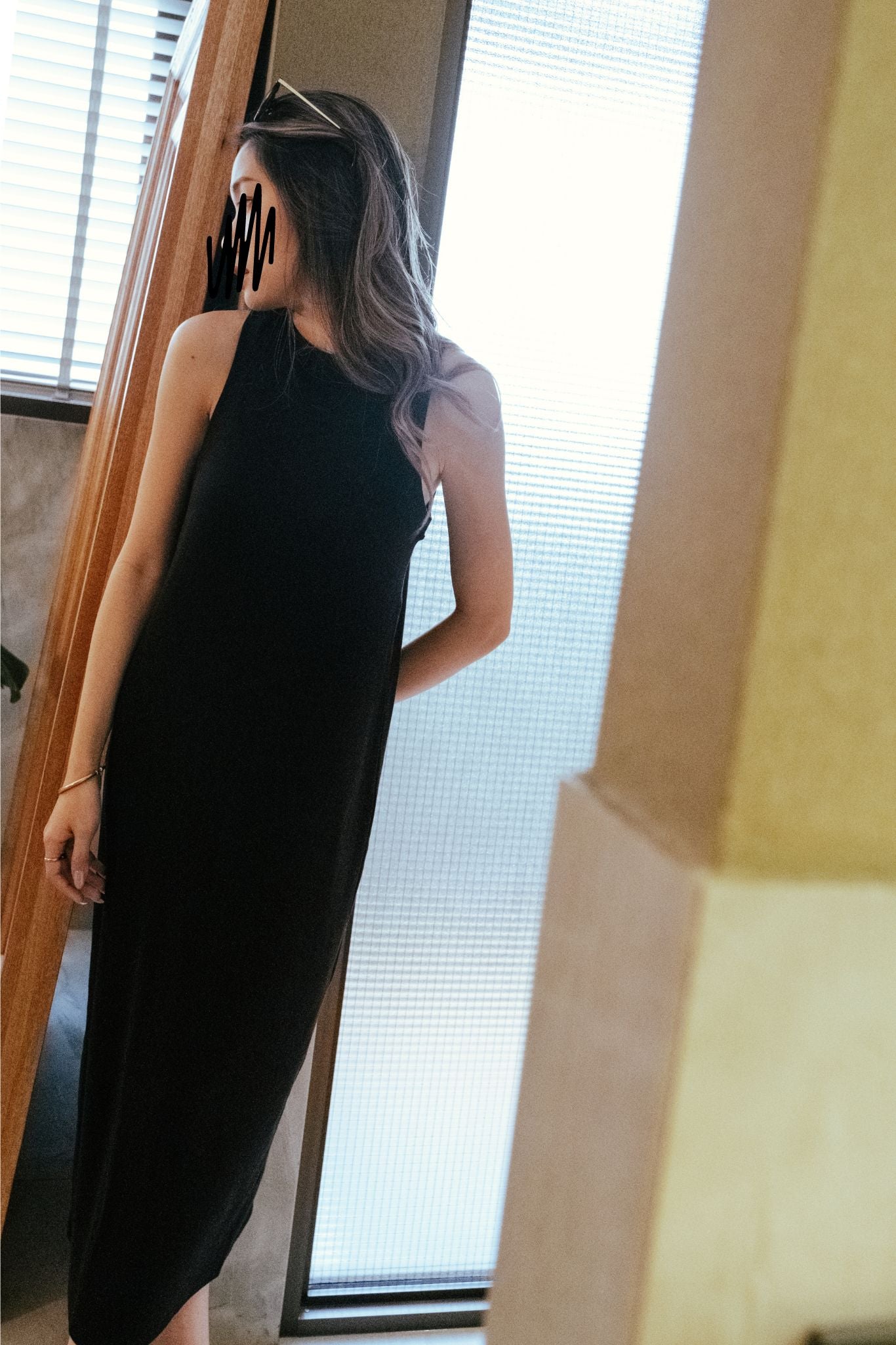 Endless Halter Neck Maxi Dress - Black