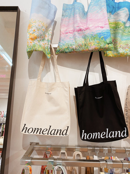 🇹🇭 Homeland Big Tote Bag - Beige / Black
