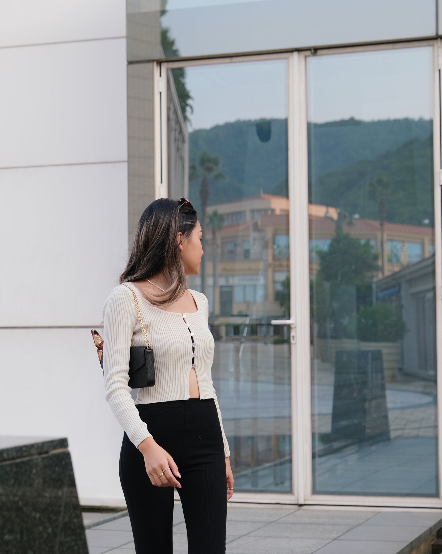 Refined Button Up Top - Ivory