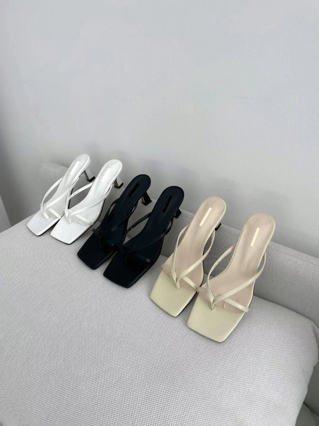 Carefree Kitten Heeled Sandals - 3 colours