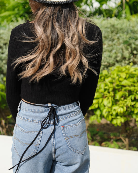 The Zebra Hat - Black