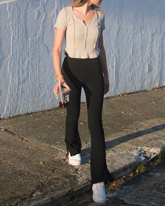 On Trend Button Up Top