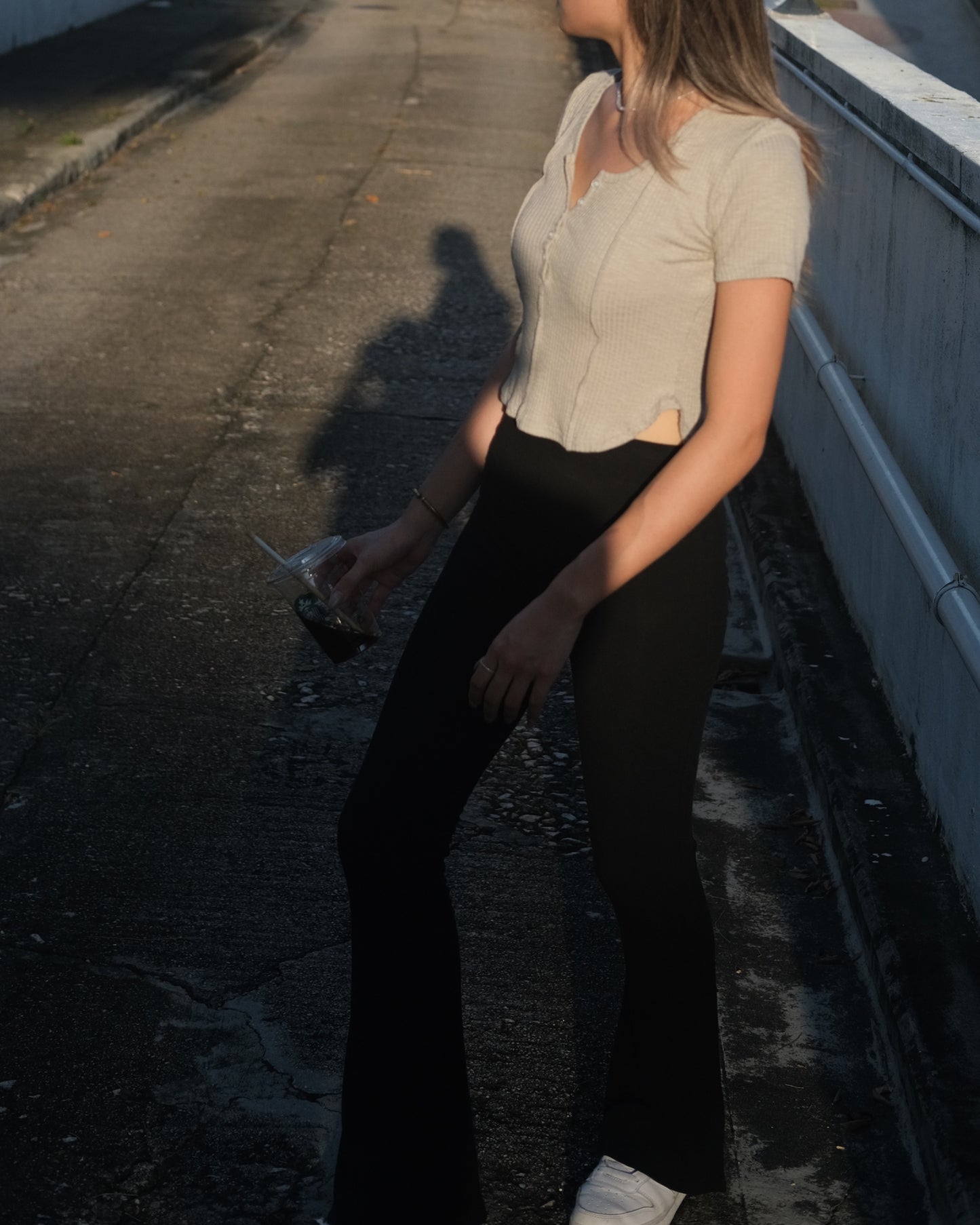 On Trend Button Up Top