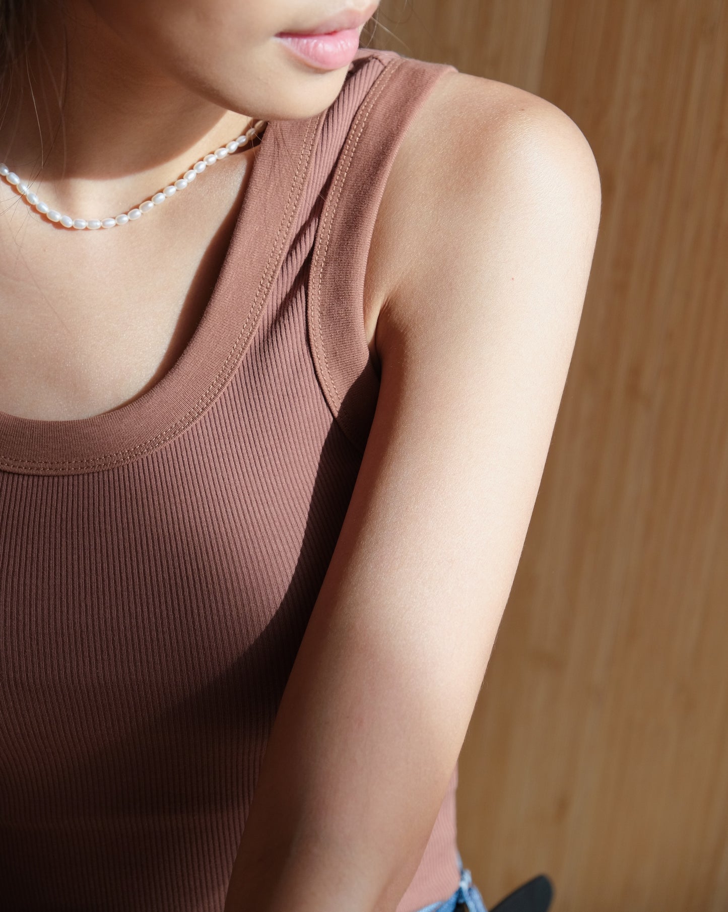 Choco Halter Tank Top