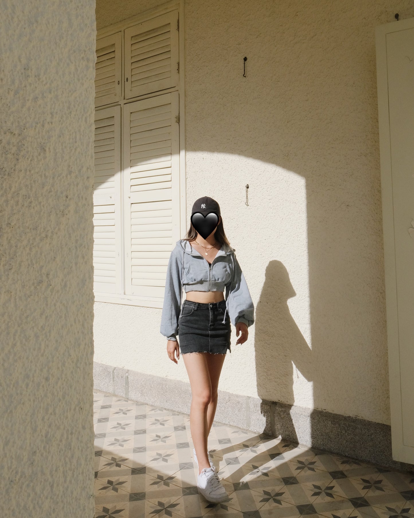 Polo Cropped Zip Up Jacket