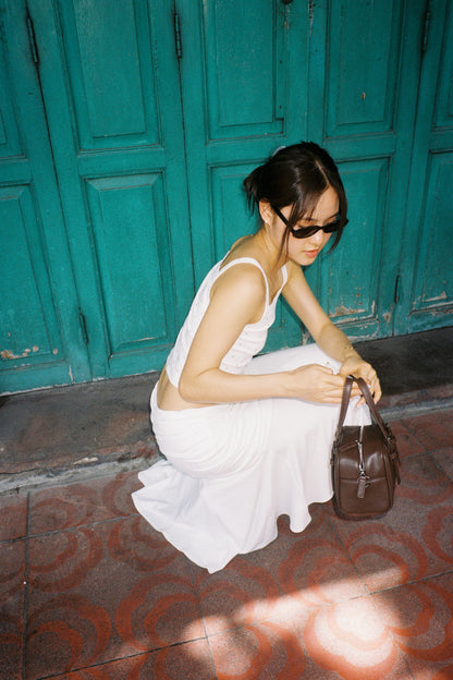 July Mansion - Mini Emma Crossbody in Cappuccino Brown