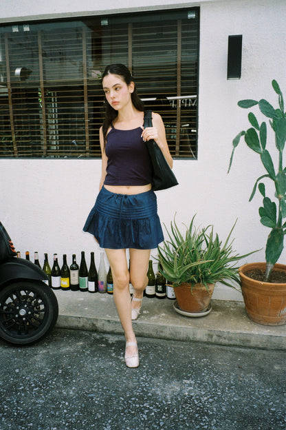July Mansion - Large Jersey in Black
