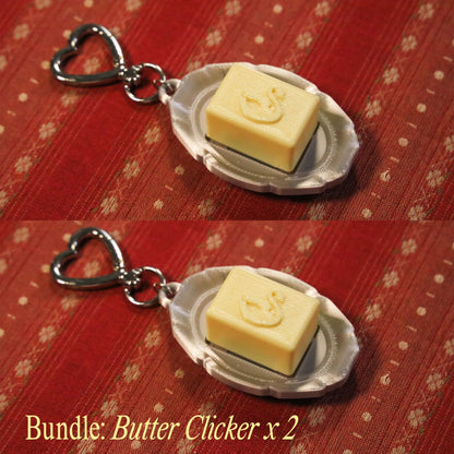 PetitSerie / Butter Fidget Clicker Keychain