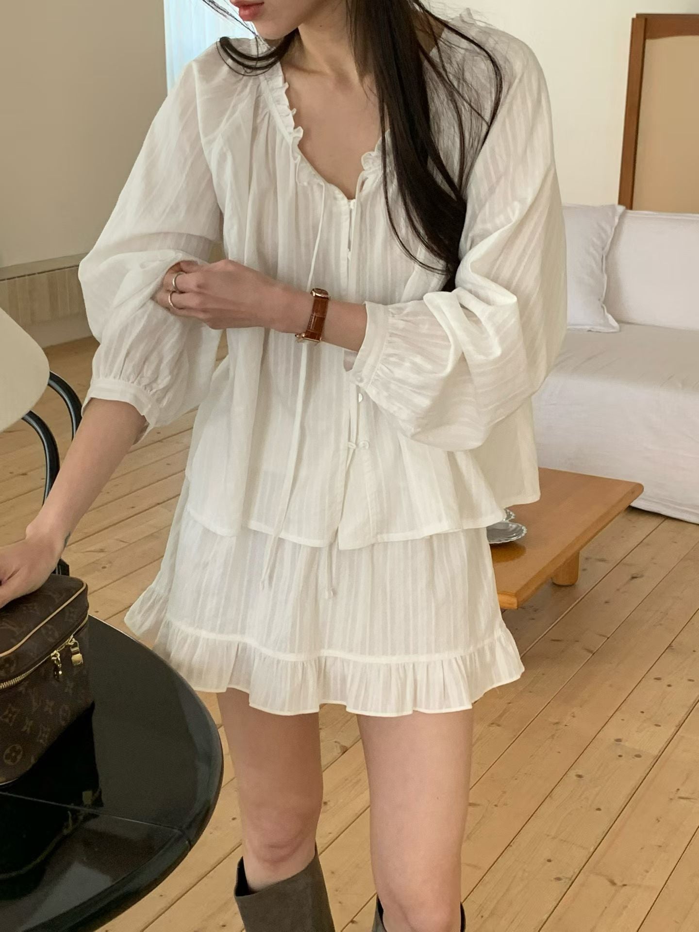 [ 🆕 仙氣飄飄₊˚⋆.ೃ𐦍 ] Cinderella Blouse - 2 colours
