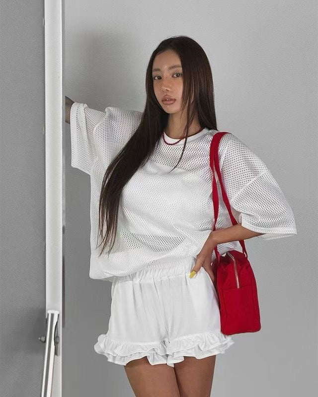 🆕 Darcy Ruffle Mesh Shorts - 6 colours