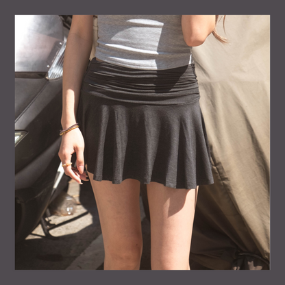 [ 最親膚的享受! 🩰🎾 飄飄彈性短裙( 內置貼身打底) ] Gentle Ballet Skirt - 3 colours
