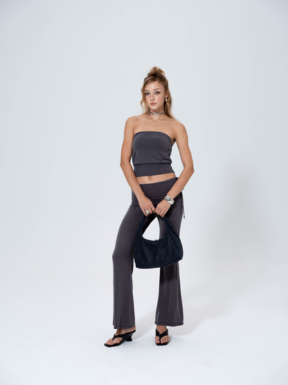 Luv Dept / Cloud-Soft Foldover Flare Pants