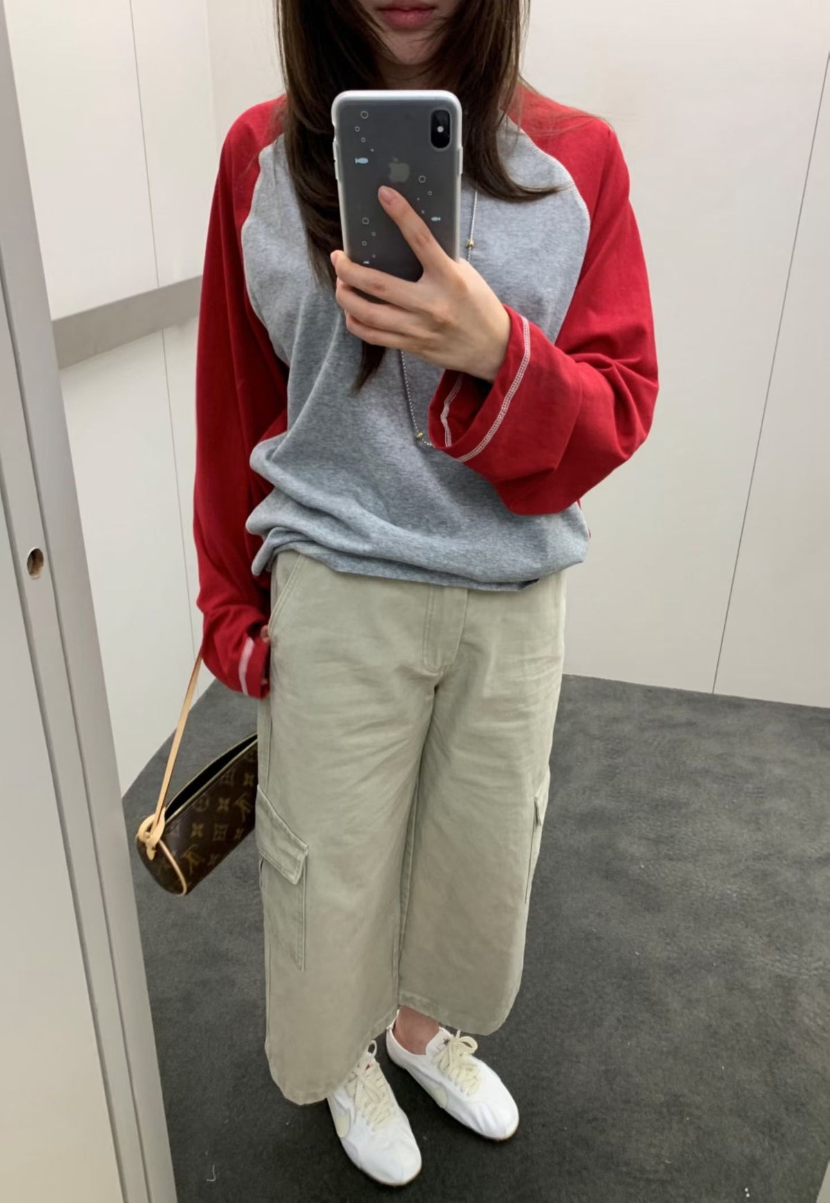Contrast Stitch Raglan Long Sleeve - 4 colours