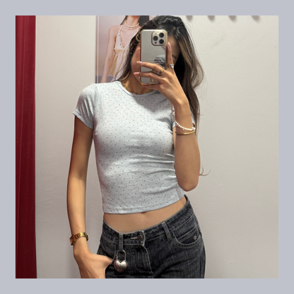 🆕 The Polka Dot Baby Tee - 3 colours