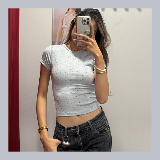 🆕 The Polka Dot Baby Tee - 3 colours