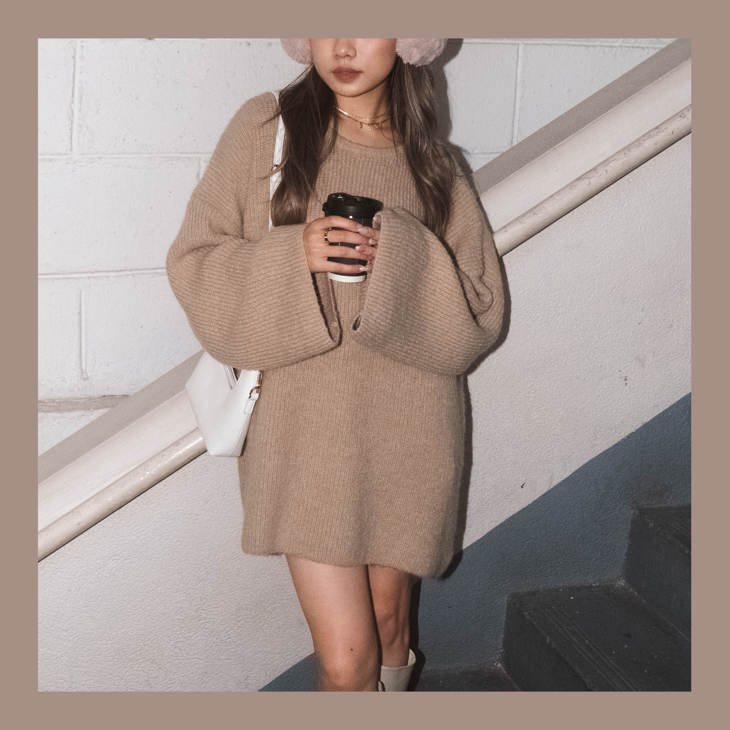 [ 羊毛針織寬鬆冷衫 ] Blankie Oversized Wool Sweater - 2 colours