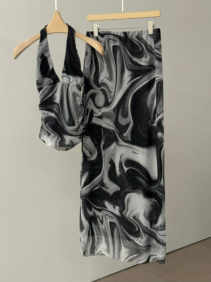 🆕 Ether Marble Maxi Skirt - 2 colours