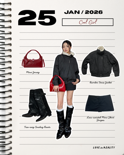 [ 潮流 pick! 歐美型格暖笠笠外套 ] Bomber Faux Jacket  - 2 colours