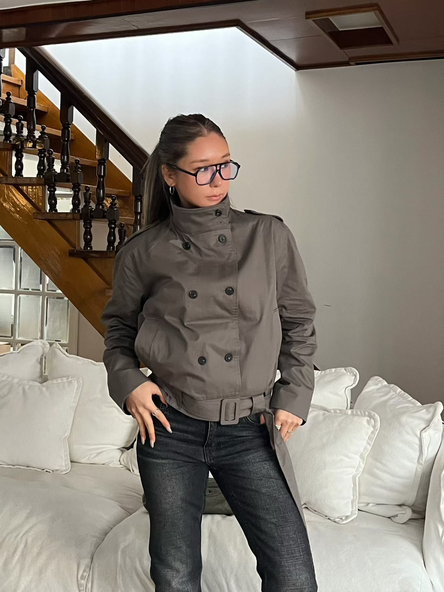 SALE  [ 今季好興！微 bomber乾濕外套 ] The Stylish Trench Coat  - 2 colours