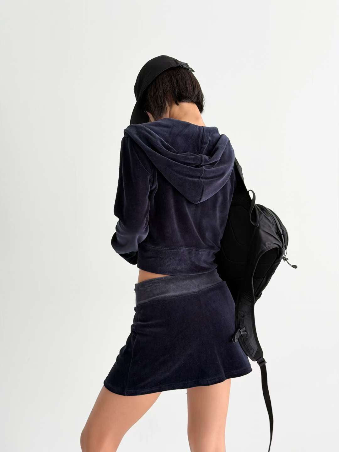 [ 🆕 絲絨休閒短裙~ 內置打底] Royal Velvet Mini Skorts - 2 colours