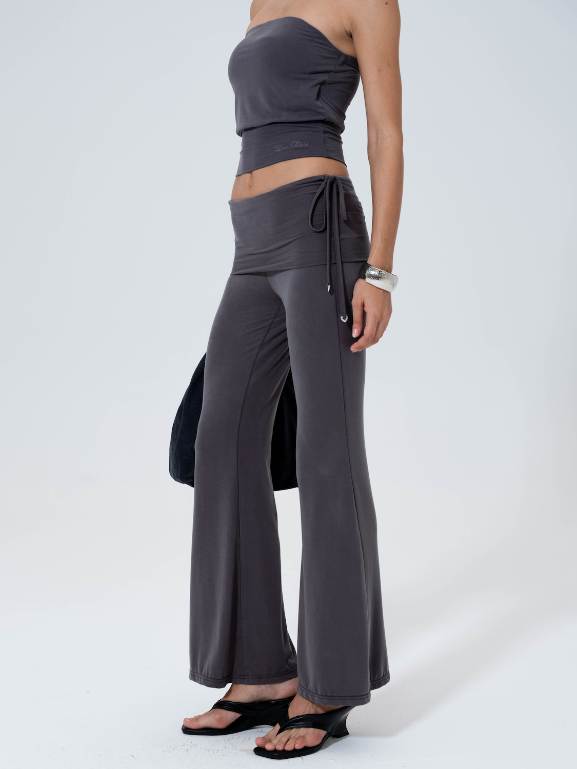 Luv Dept / Cloud-Soft Foldover Flare Pants
