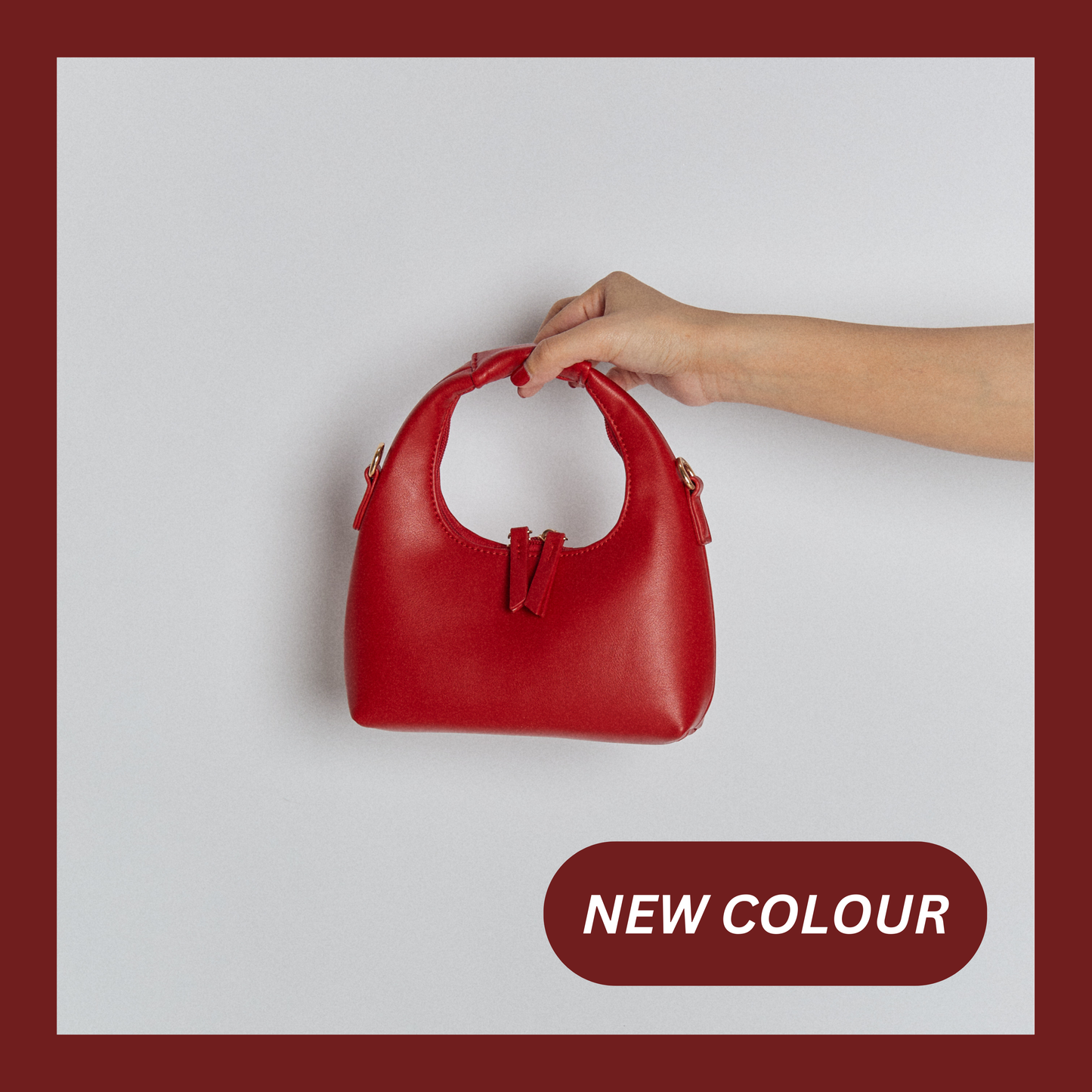 [ NEW COLOUR ]  July Mansion - Micro Jersey in Cherry Red