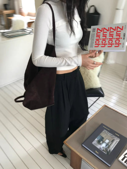 [ 🆕 簡約 & 小細節 ! 軟綿綿長袖 top ] Lock It Up Top - 3 colours