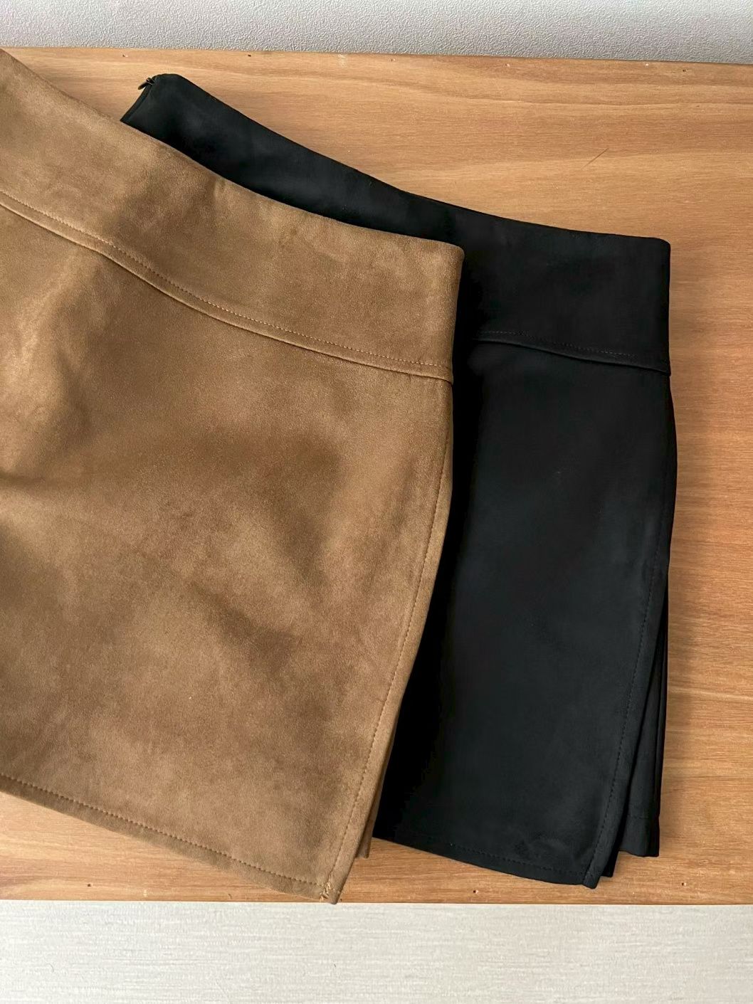 [ 🆕 滑捋捋麂皮裙褲 ] Fall Basic Suede Skorts - 2 colours