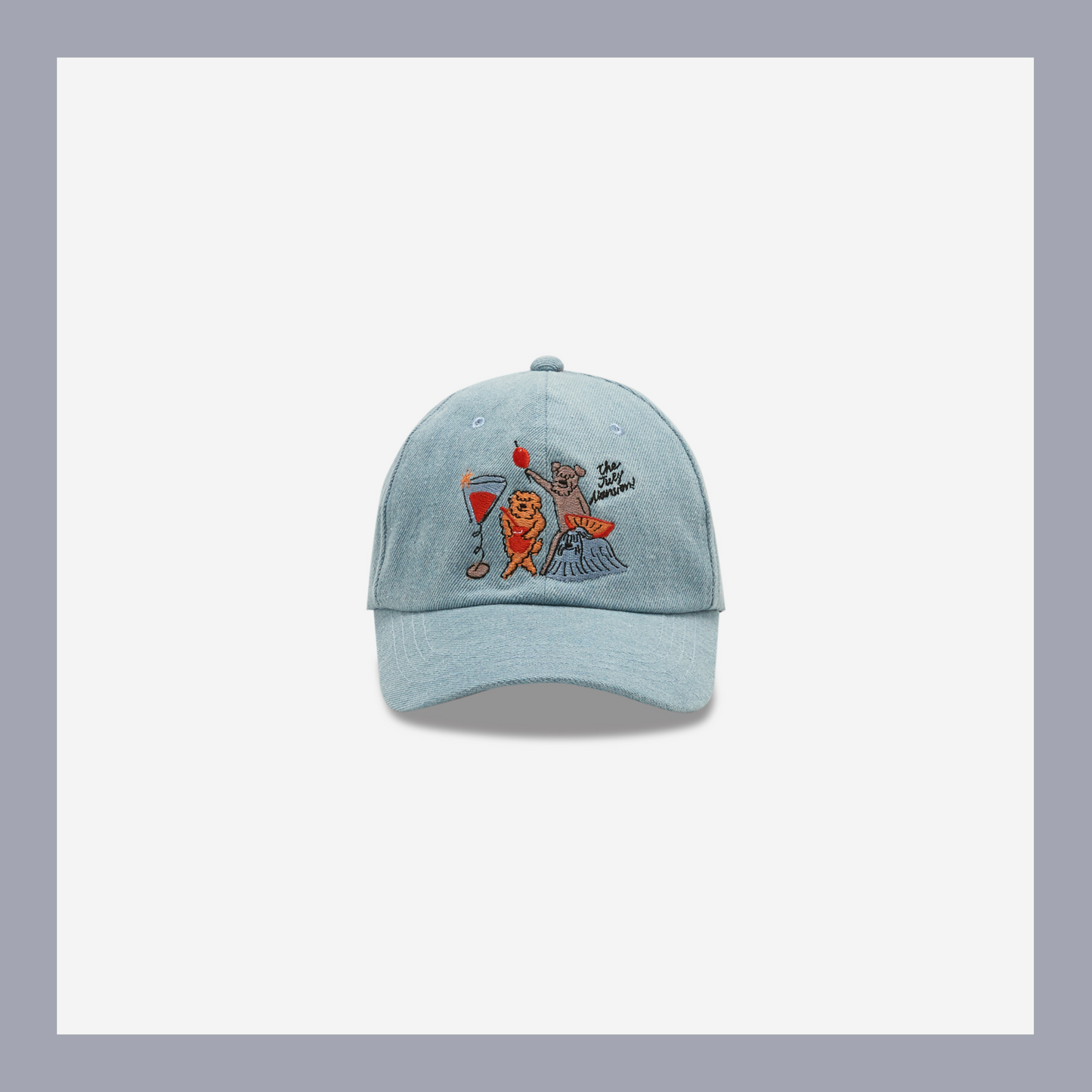 July Mansion - TJM Cocktail Cap in Light Denim