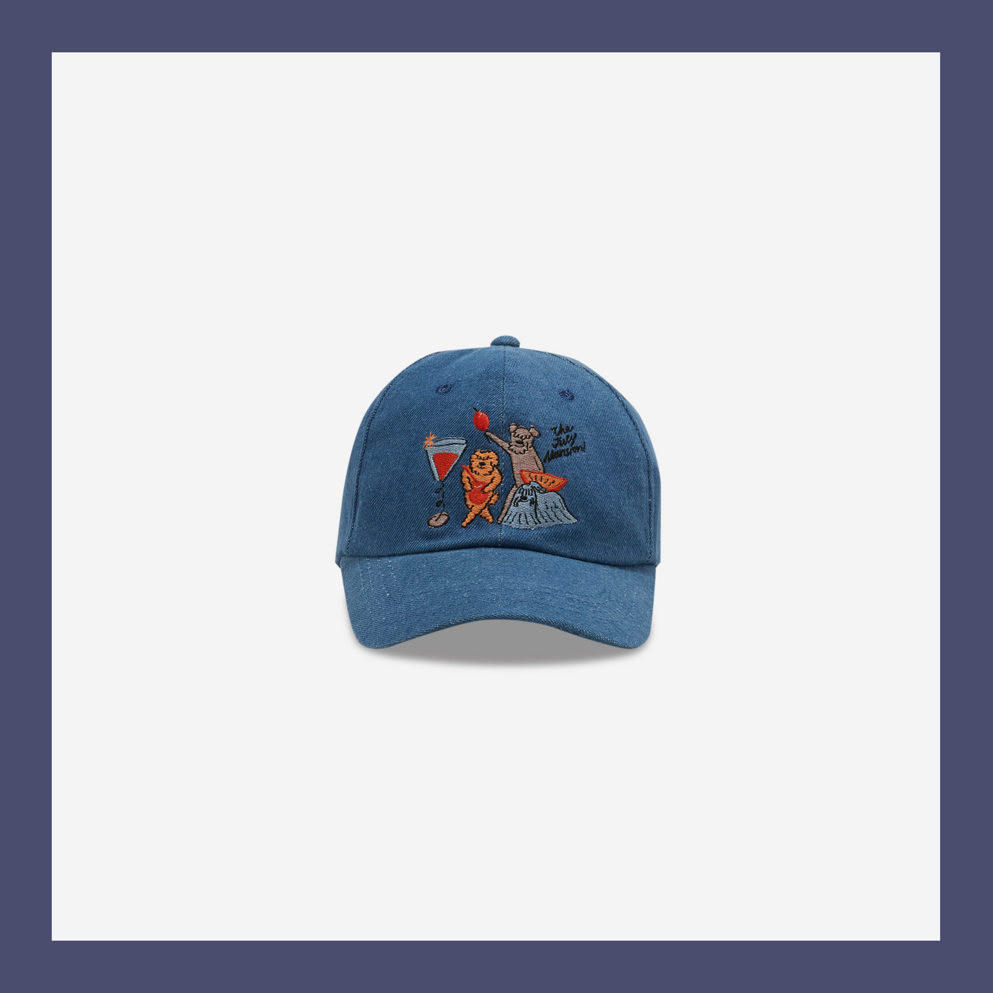 July Mansion - TJM Cocktail Cap in Dark Denim