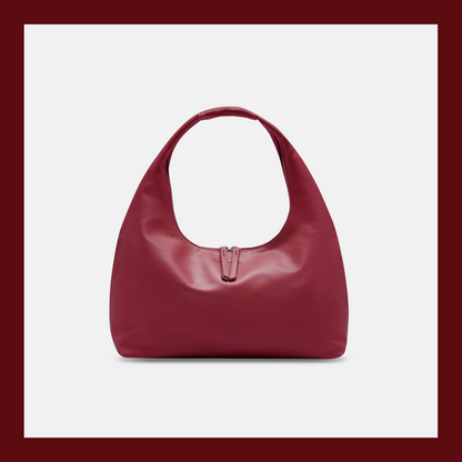 July Mansion - Large Jersey in Burgundy Red