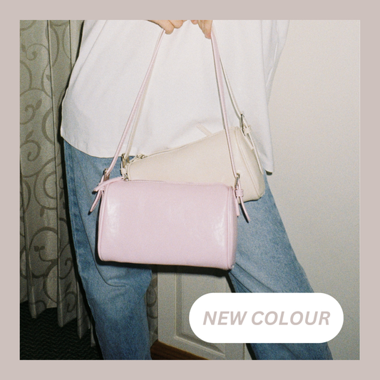 [ New Colour ] July Mansion - Parte Crossbody Bag in Baby Pink