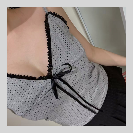 [ 本月新品 🆕 波點熱潮來襲!! ] Polka Dot Cami - 3 colours