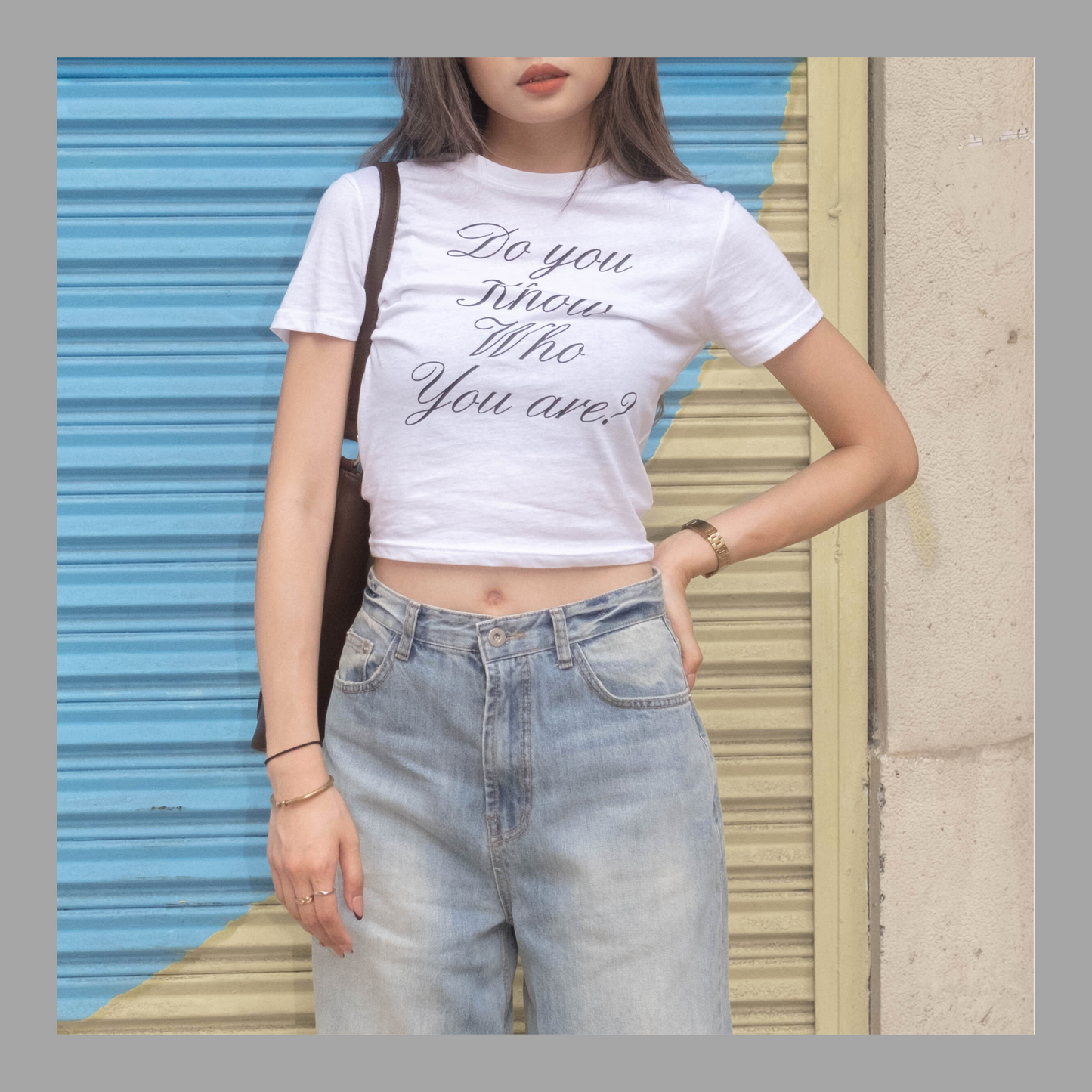 [ 夏日悠閒~ 輕飄飄 tee ] Who You Are Tee  - 3 colours
