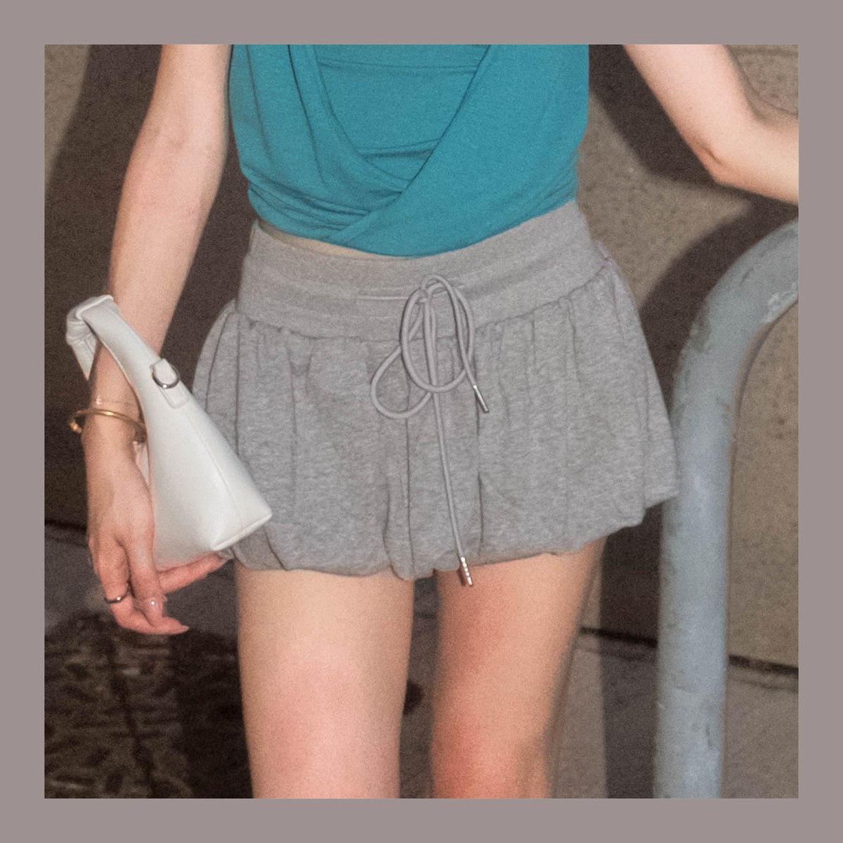 🆕 Bubble Hem Sweatshirt Mini Skirt - 2 colours