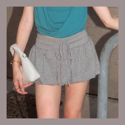 🆕 Bubble Hem Sweatshirt Mini Skirt - 2 colours
