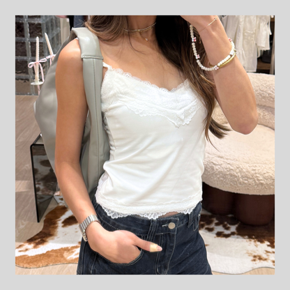 🆕 Scalloped Lace Cami Top - 3 colours