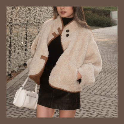 SALE  [ 一衫兩著~ 🤎 反轉變新款 ] Two-Way Suede Fluffy Jacket (Reversible)