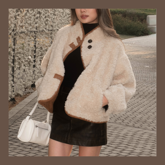[ 🆕 一衫兩著~ 🤎 反轉變新款 ] Two-Way Suede Fluffy Jacket (Reversible)