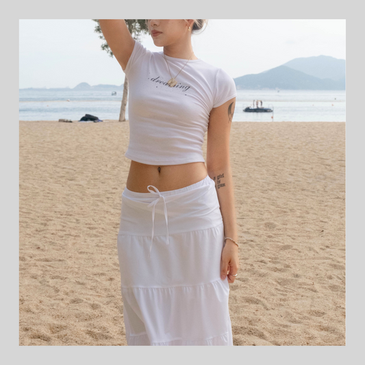 [ 夏日必須要有的 baby tee ] Dreaming Everyday Tee - 2 colours