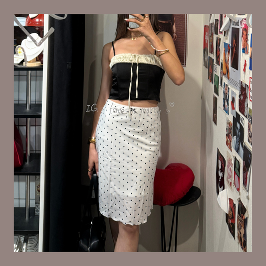 [ 🆕 歐陸風情 ☕️ 彈性雙層半身裙 ] Upon A Time Midi Skirt - 3 colours