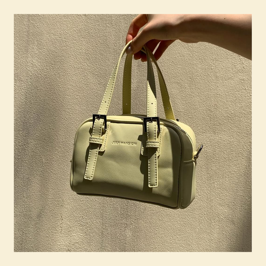 July Mansion - Mini Emma Crossbody in Butter Yellow