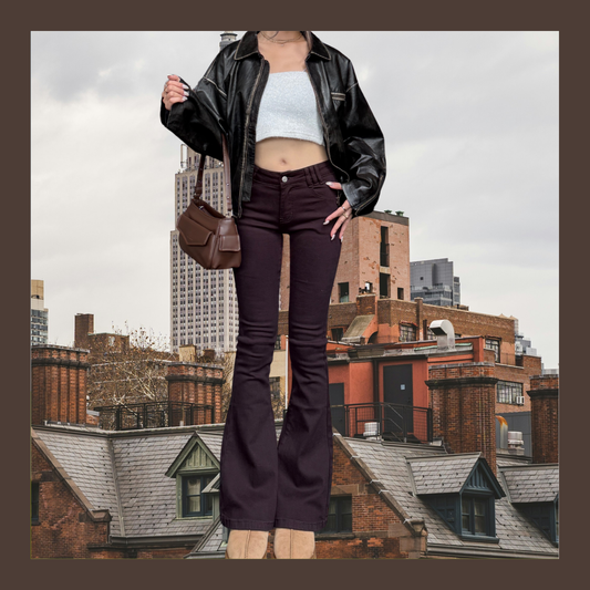 [ 🆕 巨舒服 & 顯瘦!! 彈性貼身喇叭褲 ] Mid Skinny Flare Pants - 2 colours