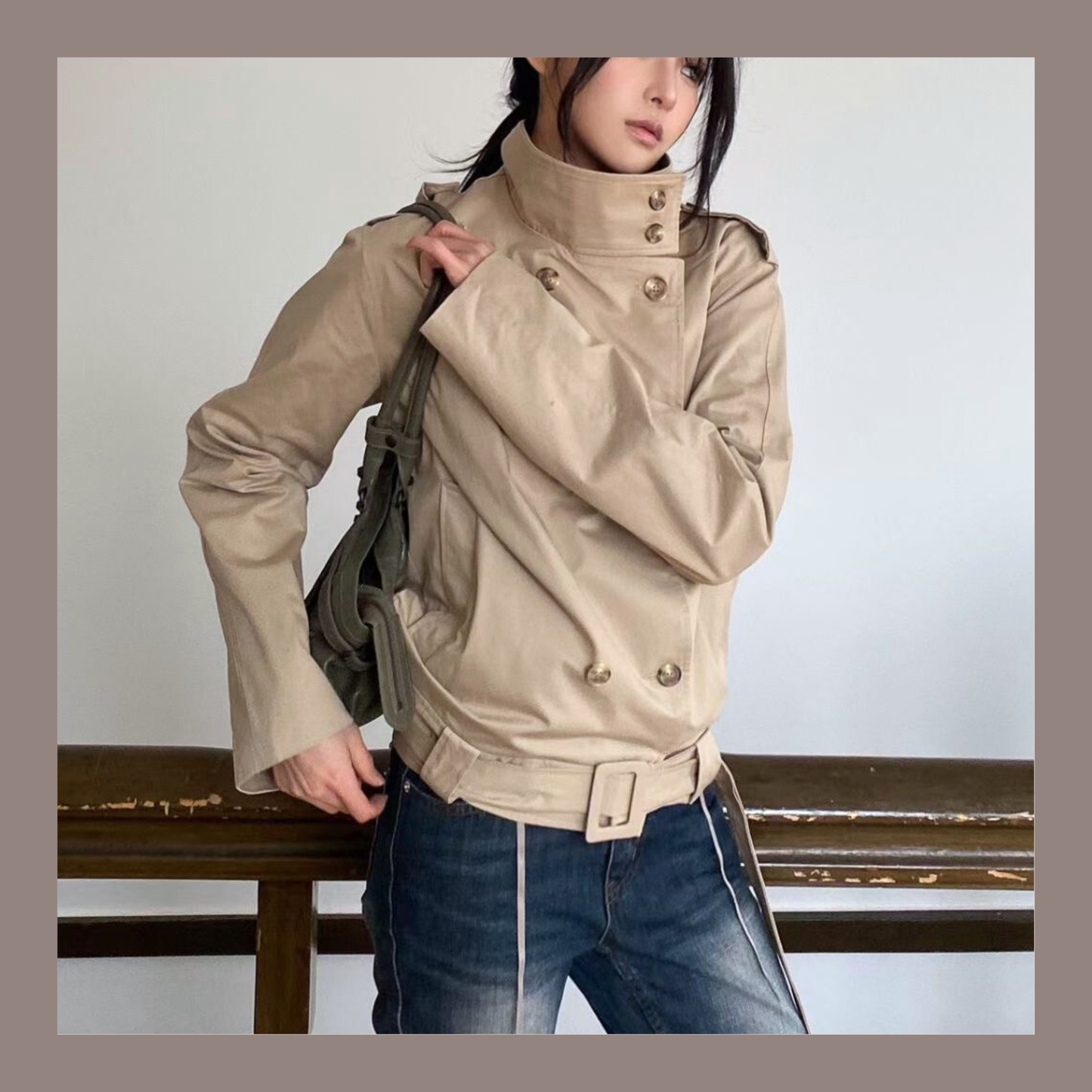 SALE  [ 今季好興！微 bomber乾濕外套 ] The Stylish Trench Coat  - 2 colours