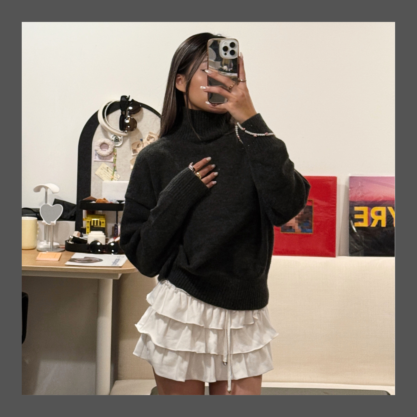 [  🆕 休閒~簡約~慵懶~薄冷衫 ] Free To Go Turtleneck Sweater - 2 colours