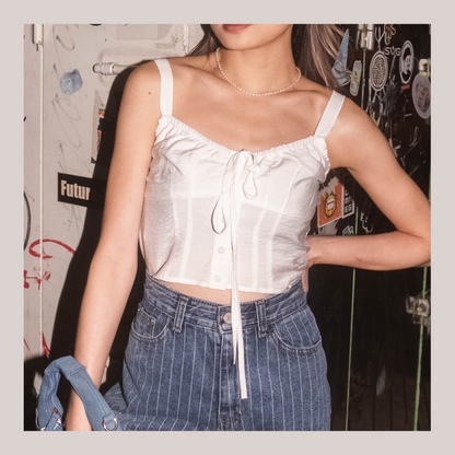 [ 純白夏日小背心 ] Hometown Little Cami