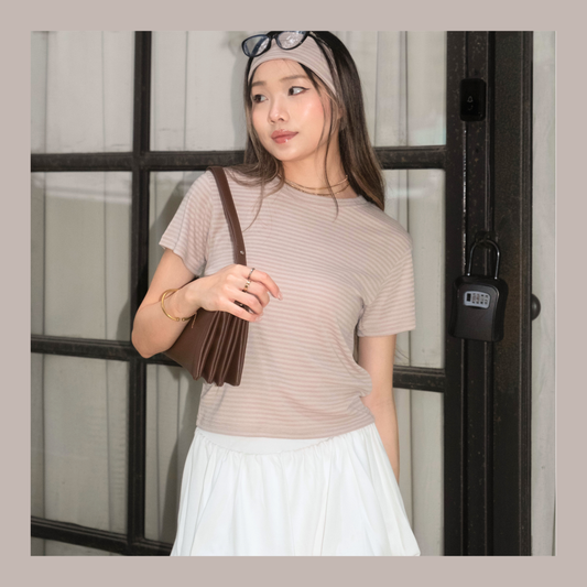 [ 🆕 柔軟日著 tee (連頭帶) ] Daily Tee With Headband - 2 colours