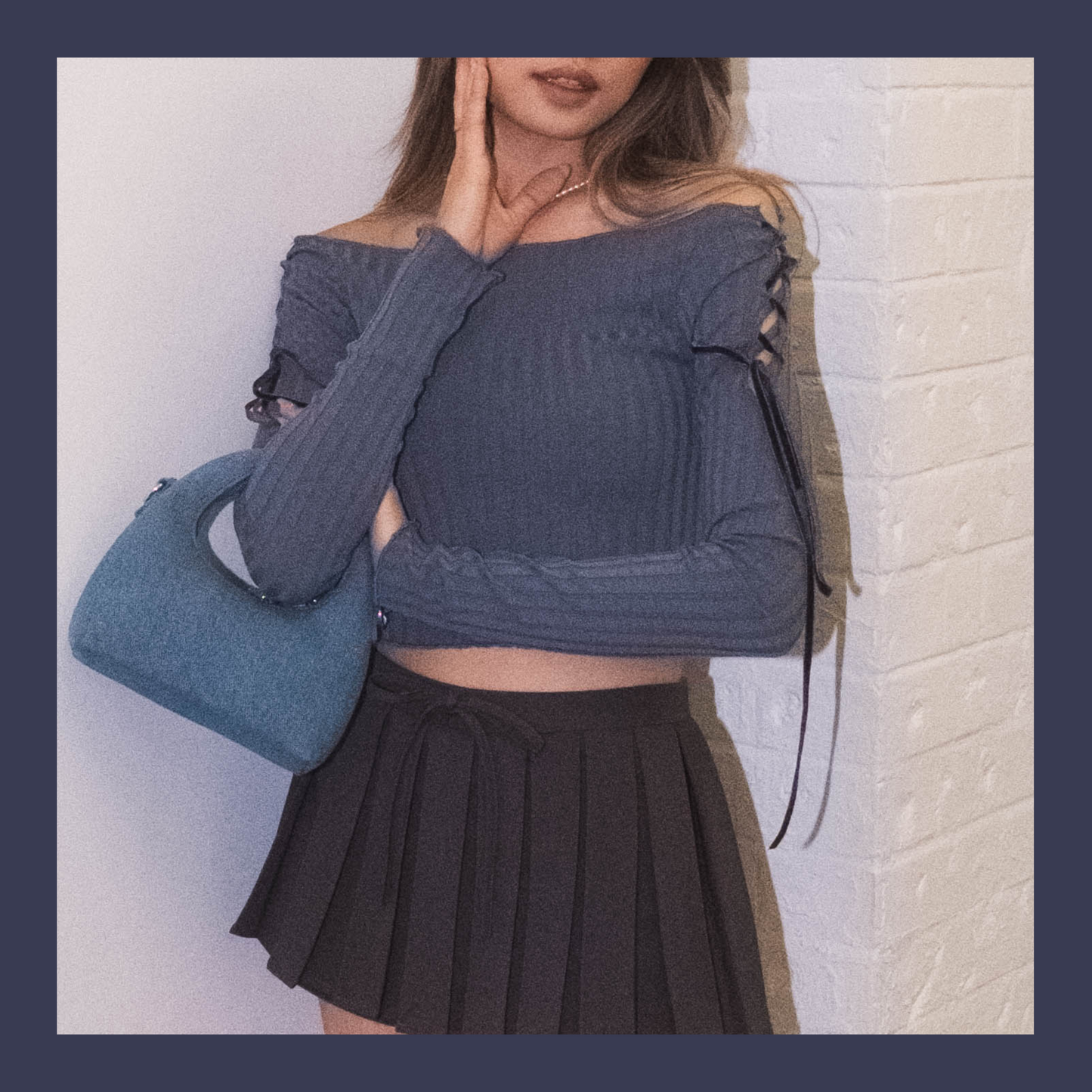 [ 升級新版! 絨面絲帶 Off Shoulder Top] The Sexy Babe Off Shoulder Top - 2 colours