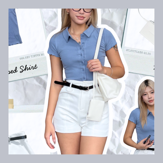 Cozy Cropped Shirt - 2 colours