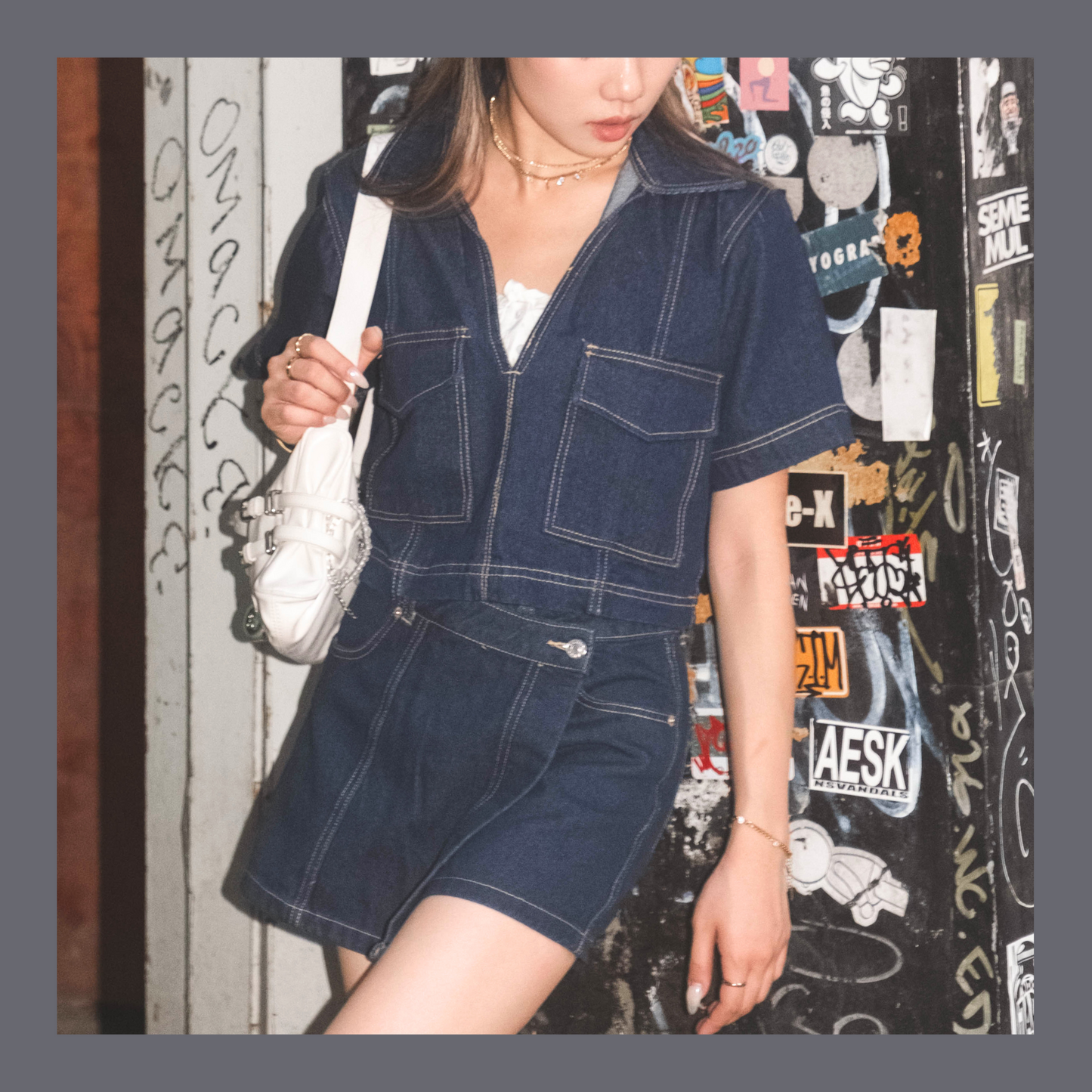 [ 輕鬆襯衫~ 牛仔套裝 (可分開購買) ] Holiday ON Denim Set